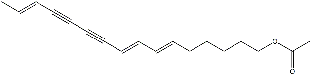 (6E,8E,14E)-1-Acetoxy-6,8,14-hexadecatriene-10,12-diyne