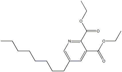 5-Octylpyridine-2,3-dicarboxylic acid diethyl ester