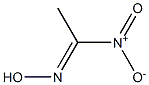 (E)-1-Nitroethanone oxime Structure