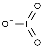 Iodic acid anion Structure