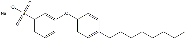 3-(4-Octylphenoxy)benzenesulfonic acid sodium salt
