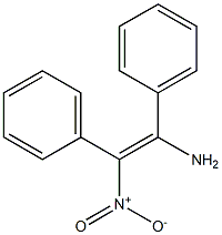 (Z)-1-Amino-2-nitro-1,2-diphenylethene Structure