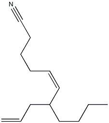 (5Z)-7-Butyl-5,9-decadienenitrile