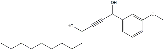 1-(3-Methoxyphenyl)-2-tridecyne-1,4-diol