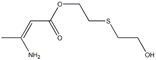 (Z)-3-Amino-2-butenoic acid 2-(2-hydroxyethylthio)ethyl ester|