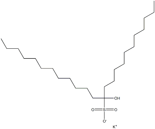 12-Hydroxytetracosane-12-sulfonic acid potassium salt