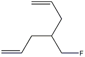 4-(フルオロメチル)-1,6-ヘプタジエン 化学構造式