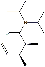 (2S,3S)-N,N-Diisopropyl-2,3-dimethyl-4-pentenamide Structure