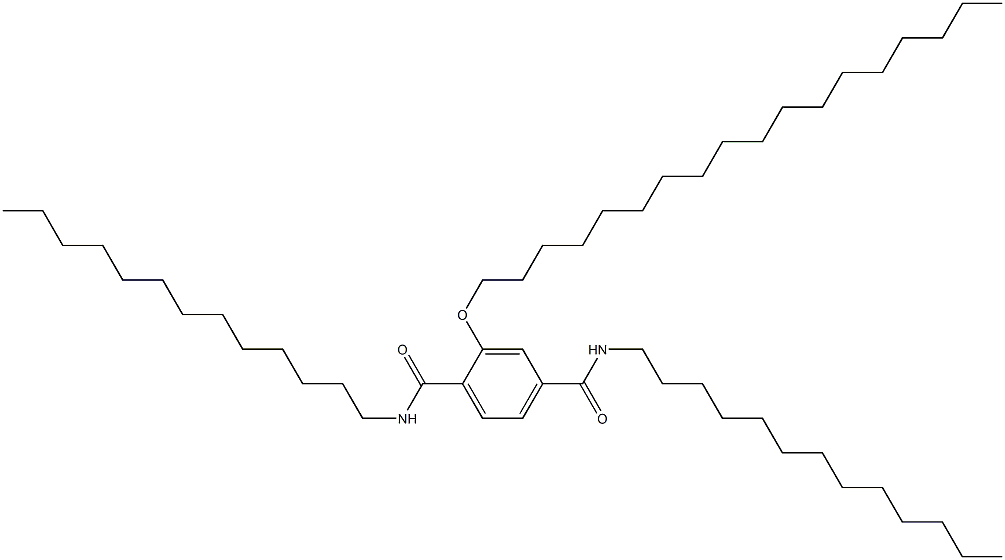 2-(Octadecyloxy)-N,N'-ditridecylterephthalamide Structure