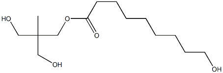 9-Hydroxynonanoic acid 2,2-bis(hydroxymethyl)propyl ester Structure