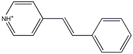 4-[(E)-2-Phenylethenyl]pyridinium