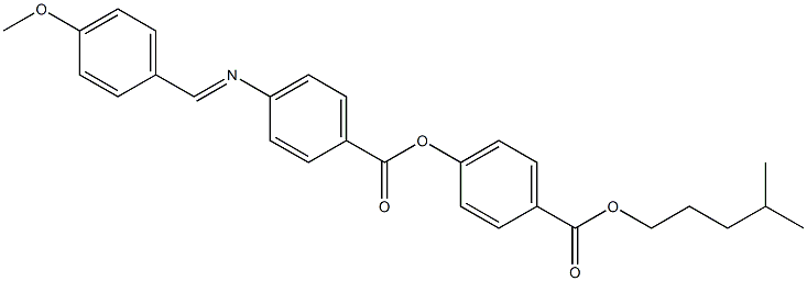 4-[4-(4-Methoxybenzylideneamino)benzoyloxy]benzoic acid isohexyl ester