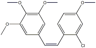 (Z)-2-Chloro-3',4,4',5'-tetramethoxystilbene