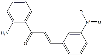 2'-アミノ-3-ニトロ-trans-カルコン 化学構造式