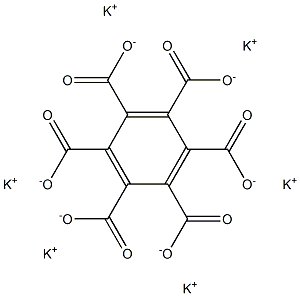Benzenehexacarboxylic acid hexapotassium salt Structure