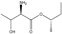 (2R)-2-Amino-3-hydroxybutanoic acid (S)-1-methylpropyl ester Struktur