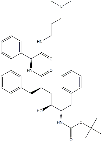 (2S)-2-[[(2R,4S,5S)-5-(tert-Butoxycarbonylamino)-2-benzyl-4-hydroxy-6-phenylhexanoyl]amino]-N-(3-dimethylaminopropyl)-2-phenylacetamide