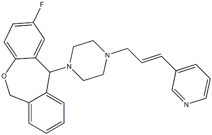 2-Fluoro-11-[4-[(E)-3-(3-pyridinyl)-2-propenyl]-1-piperazinyl]-6,11-dihydrodibenz[b,e]oxepin|