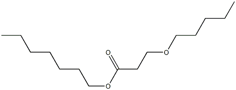3-Pentyloxypropionic acid heptyl ester