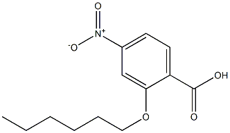 2-Hexyloxy-4-nitrobenzoic acid Structure
