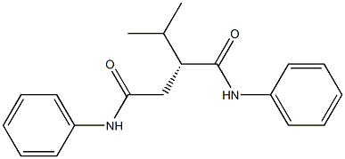 [R,(+)]-2-(1-Methylethyl)-N,N'-diphenylsuccinamide Struktur