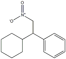 1-ニトロ-2-フェニル-2-シクロヘキシルエタン 化学構造式