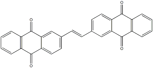 2,2'-(Ethene-1,2-diyl)bis(anthracene-9,10-dione) Structure