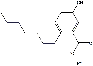 2-Heptyl-5-hydroxybenzoic acid potassium salt|