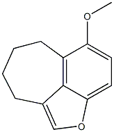 7-Methoxy-3,4,5,6-tetrahydrocyclohepta[cd]benzofuran Structure
