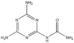 6-Ureido-1,3,5-triazine-2,4-diamine Struktur