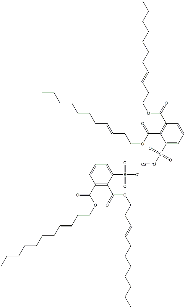  Bis[2,3-di(3-undecenyloxycarbonyl)benzenesulfonic acid]calcium salt