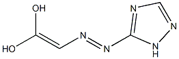 3-[(E)-[2,2-Dihydroxyethenyl]azo]-2H-1,2,4-triazole Structure
