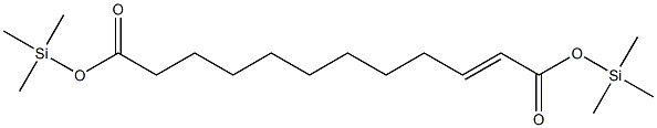 2-Dodecenedioic acid di(trimethylsilyl) ester Structure