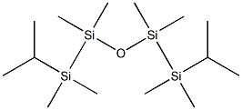 1,1'-オキシビス(1,1,2,2,3-ペンタメチル-1,2-ジシラブタン) 化学構造式