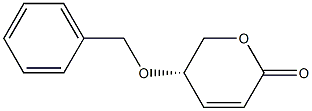 [5S,(+)]-5-Benzyloxy-5,6-dihydro-2H-pyran-2-one Struktur