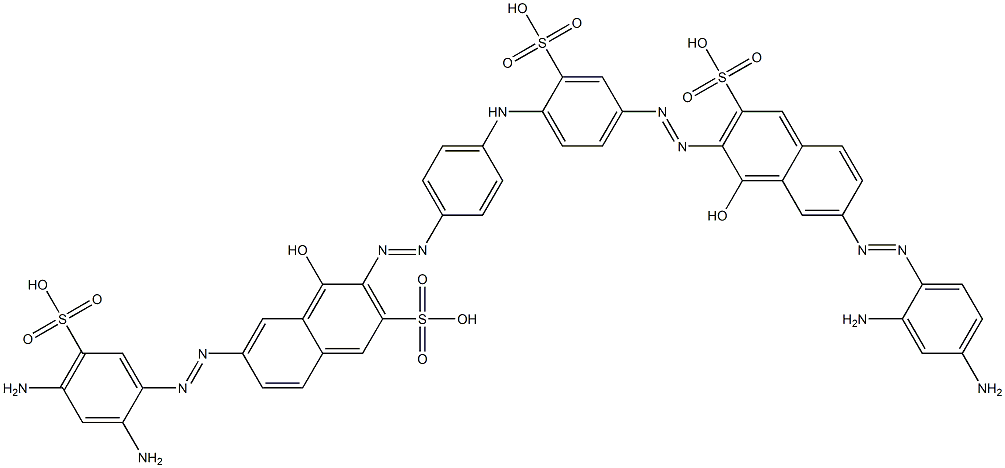 6-[(2,4-Diaminophenyl)azo]-3-[[4-[[4-[[7-[(2,4-diamino-5-sulfophenyl)azo]-1-hydroxy-3-sulfonaphthalen-2-yl]azo]phenyl]amino]-3-sulfophenyl]azo]-4-hydroxy-2-naphthalenesulfonic acid