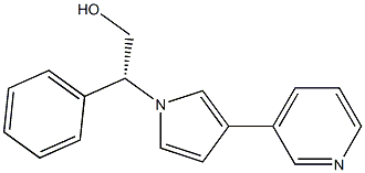 1-[(R)-1-Phenyl-2-hydroxyethyl]-3-(3-pyridinyl)-1H-pyrrole Structure