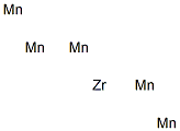 Pentamanganese zirconium Struktur