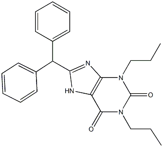1,3-Dipropyl-8-diphenylmethylxanthine