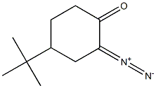 4-tert-Butyl-2-diazocyclohexanone,,结构式