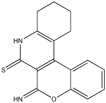 9,10,11,12-Tetrahydro-6-imino-6H-[1]benzopyrano[3,4-c]quinoline-7(8H)-thione
