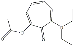2-(Acetoxy)-7-(diethylamino)-2,4,6-cycloheptatrien-1-one