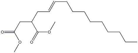 [(E)-2-ドデセニル]こはく酸ジメチル 化学構造式