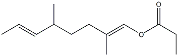 Propionic acid 2,5-dimethyl-1,6-octadienyl ester