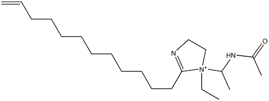 1-[1-(Acetylamino)ethyl]-2-(11-dodecenyl)-1-ethyl-2-imidazoline-1-ium|
