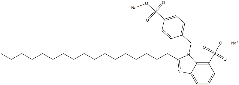 1-[4-(Sodiooxysulfonyl)benzyl]-2-heptadecyl-1H-benzimidazole-7-sulfonic acid sodium salt