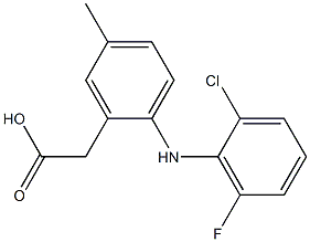 5-methyl-2-(2`-chloro-6`-fluoroanilino)phenylacetic acid