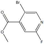 2-氟-5-溴异烟酸甲酯,,结构式