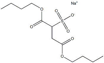 磺基琥珀酸二丁酯钠盐, , 结构式