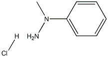 1-methyl-1-phenylhydrazine hydrochloride 化学構造式